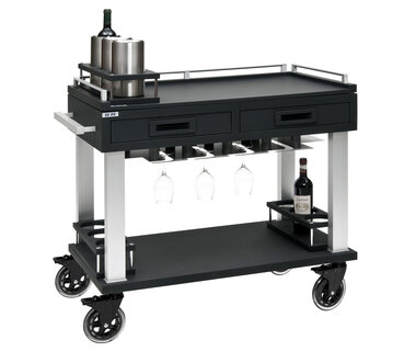 Beverage trolley for wine, spirits and champagne | Ze Pé